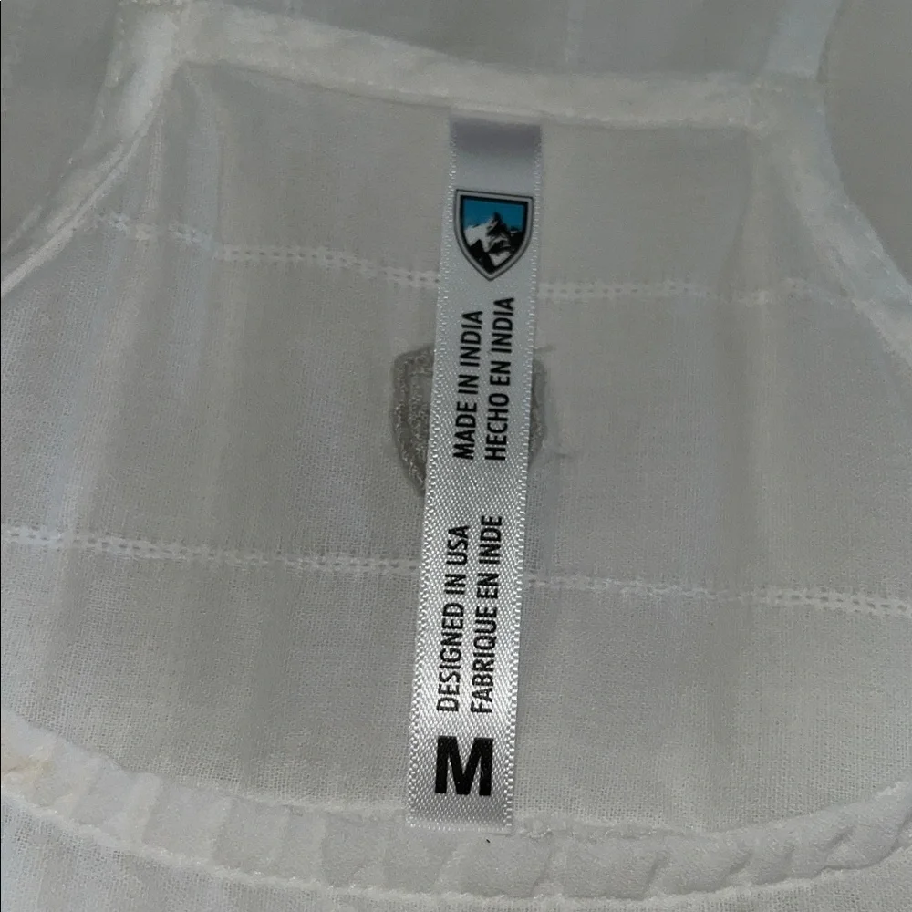 Kulh white cotton tank | size medium